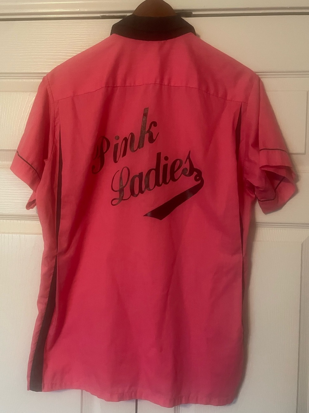Vintage Pink Ladies Bowling Shirt
